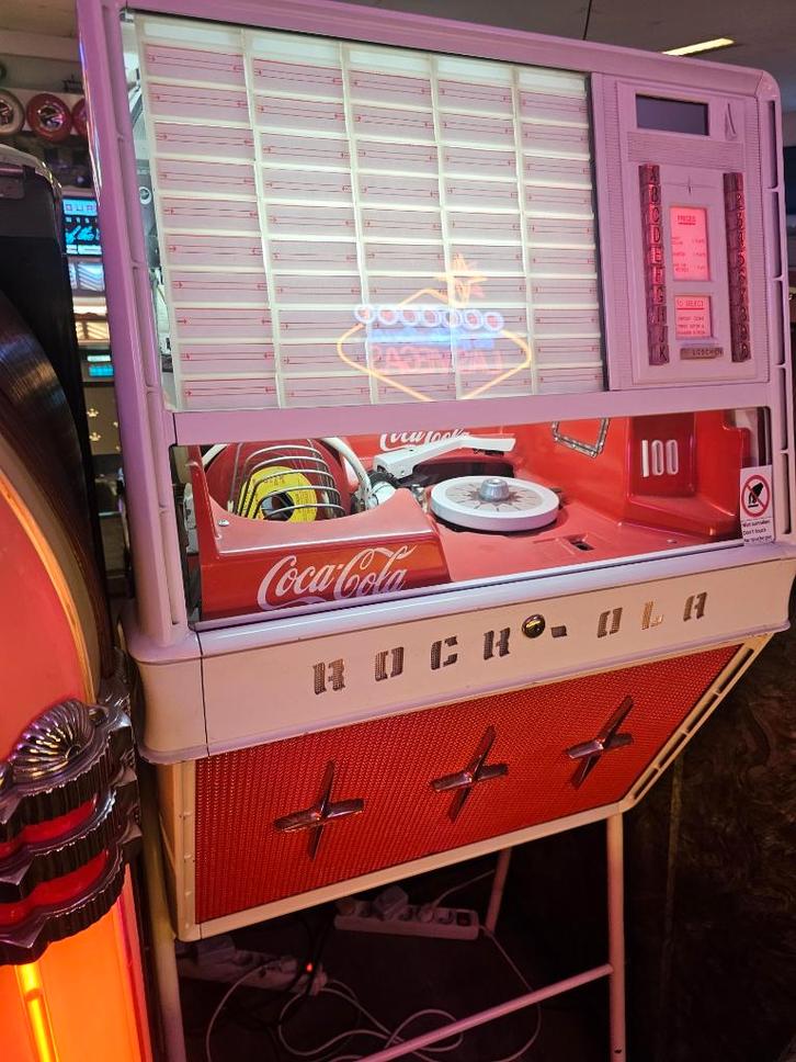 Rock ola 1494, Collections, Machines | Jukebox, Comme neuf, Rock Ola, 1960 à 1970, Avec singles, Enlèvement