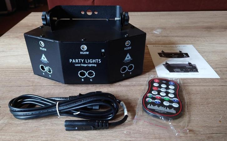 9 Eye Strobe Party Light DMX, Muziek en Instrumenten, Licht en Laser, Nieuw, Geluidgestuurd, Kleur, Stroboscoopeffect, Verzenden