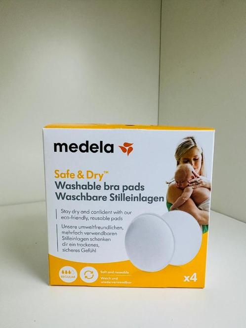 Lot de 2 boîtes de 4 coussinets d'allaitement lavables MEDEL, Kinderen en Baby's, Babyvoeding en Toebehoren, Nieuw, Overige typen