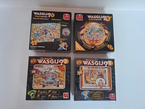 Jumbo Wasgij Original Mini puzzels 1, 2, 3 en 4 compleet, Hobby en Vrije tijd, Denksport en Puzzels, Gebruikt, Legpuzzel, Minder dan 500 stukjes