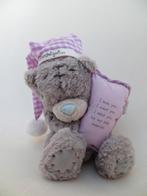 beertje goodnight I love you ..... met slaapmuts Me to you, Verzamelen, Ophalen of Verzenden, Zo goed als nieuw, Stoffen beer