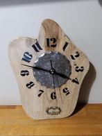 Horloge artisanale en teck, Enlèvement ou Envoi, Neuf