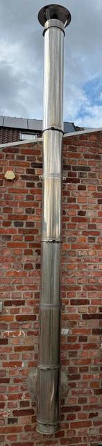 Dubbelwandige inox schouw, Doe-het-zelf en Bouw, Ophalen, Inox, Gebruikt, 80 mm of meer