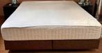 Boxspring met Ikea matras HOKKÄSEN, Huis en Inrichting, Slaapkamer | Boxsprings, Ophalen, Zo goed als nieuw, Wit