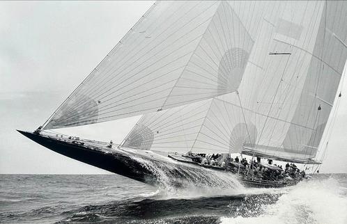 J-Klasse Zeiljacht professionele foto, Verzamelen, Foto's en Prenten, Zo goed als nieuw, Foto, Ophalen of Verzenden