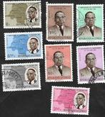 8 Postzegels Rep. Congo 1961- 1 jaar onafhankelijkheid, Timbres & Monnaies, Timbres | Afrique, Enlèvement ou Envoi, Autres pays