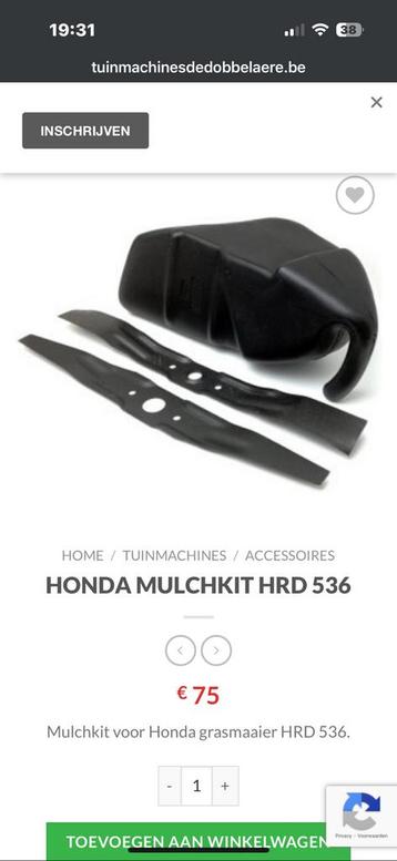 honda hrd 536  beschikbaar voor biedingen