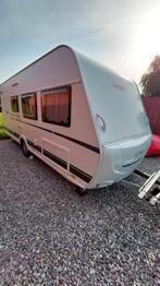 Dethleffs 480 Qlk, Caravans en Kamperen, Caravans, Stapelbed, Particulier, Dethleffs, Uitbouw voortent