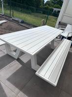 Picknicktafel + 2 stoelen, Tuin en Terras, Picknicktafels, Ophalen, Zo goed als nieuw, Aluminium