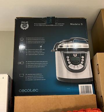 Cecotec 6L Programmable Electric Pressure Cooker/Autocuiseur, Electroménager, Enlèvement ou Envoi, Plaque chauffante, Moins de 45 cm