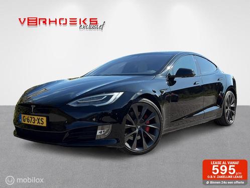 Tesla Model S Performance Ludicrous Black Edition, Auto's, Tesla, Te koop, Model S, 4x4, ABS, Achteruitrijcamera, Adaptive Cruise Control