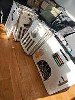 Parc bébé modulable XXL – 16 + 2 panneaux – gris, Enlèvement, Utilisé