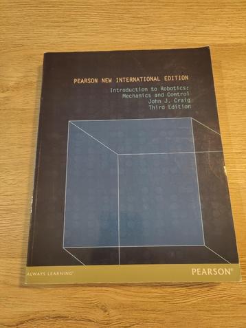 Introduction to Robotics: Mechanics and Control beschikbaar voor biedingen