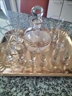 Ensemble carafe et 11 verres années 1950, Antiquités & Art, Enlèvement