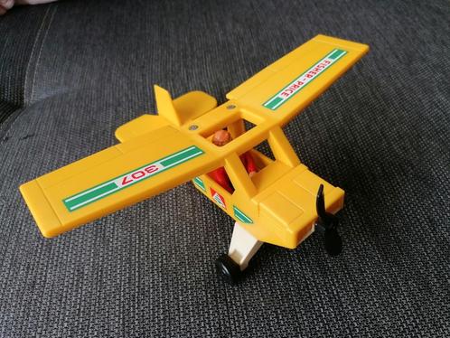 Avion vintage Fisher-Price n307 1976 – Complet avec pilote, Antiek en Kunst, Curiosa en Brocante, Ophalen of Verzenden