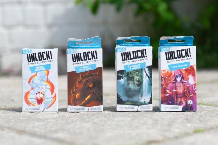 Unlock - Short Adventures, Hobby en Vrije tijd, Gezelschapsspellen | Kaartspellen, Zo goed als nieuw, Ophalen