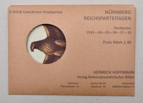 Cartes postales du Reichsparteitagen 1933/38., Collections, Objets militaires | Seconde Guerre mondiale, Autres, Envoi
