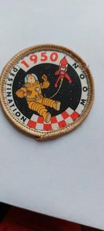 TINTIN rare écusson destination lune 1950, Ophalen of Verzenden