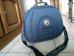 Handbagage/Beauty case, Handtassen en Accessoires, Beautycases, Nieuw, Blauw, Hardcase, Met spiegeltje(s)
