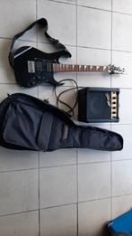 Kwalitatieve electrische gitaar (3/4), versterker en zak, Overige merken, Solid body, Gebruikt, Ophalen