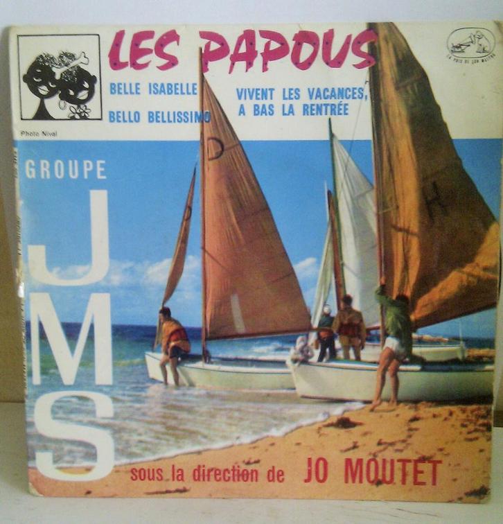 45T groupe jms - les papous - 1960, CD & DVD, Vinyles Singles, Comme neuf, Single, Enfants et Jeunesse, 7 pouces, Enlèvement ou Envoi