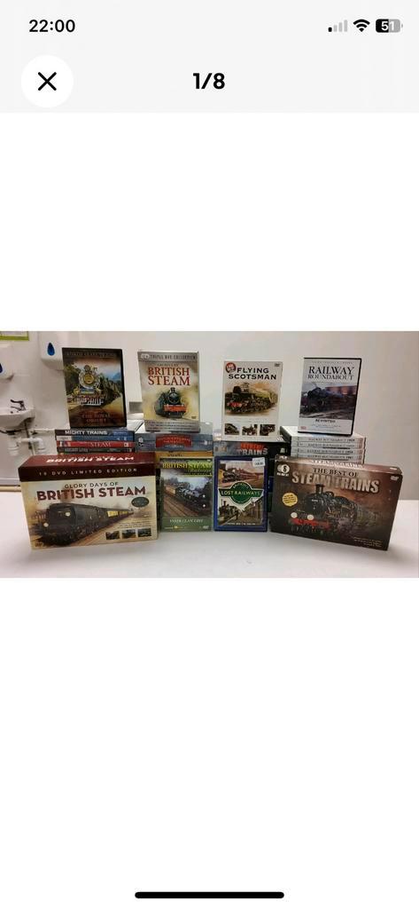 46 x Trains DVD Lot, Cd's en Dvd's, Dvd's | Documentaire en Educatief, Zo goed als nieuw, Ophalen of Verzenden
