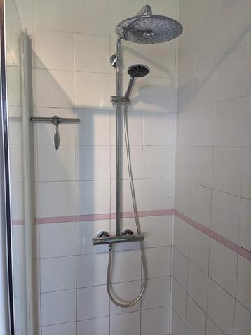 Regendouche met handsproeier en douche indien gewenst beschikbaar voor biedingen