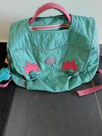 Schooltas Kipling turquoise-rose, Ophalen, Zo goed als nieuw, Roze