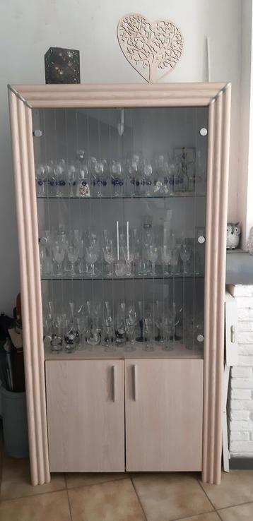 meuble merisier clair beige, Enlèvement, Utilisé