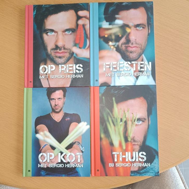 Sergio Herman zit op kot/feesten/thuis/op reis, Livres, Livres de cuisine, Enlèvement ou Envoi