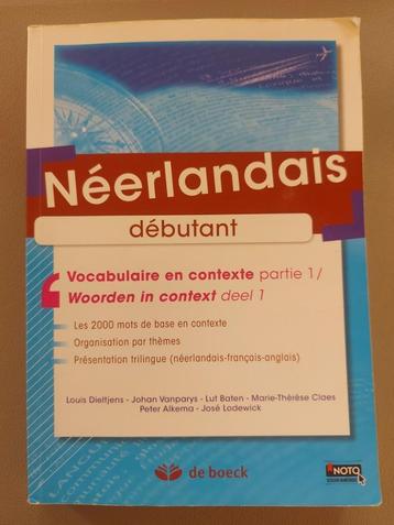 Livre De Boeck Néerlandais débutant beschikbaar voor biedingen