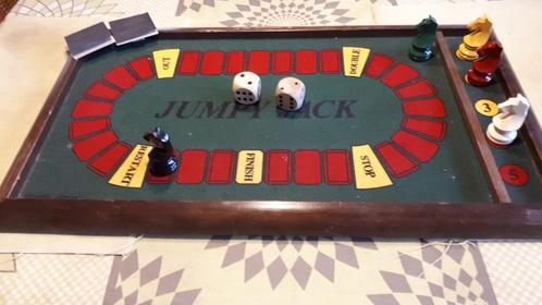 Jumpy Jack - een gezelschapsspel met paarden en weddenschap, Hobby en Vrije tijd, Gezelschapsspellen | Bordspellen, Gebruikt, Drie of vier spelers