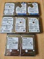Plusieurs disques durs 2,5 pouces et 3,5 pouces ont été test, WD/Seagate, Interne, Desktop, Allerlei