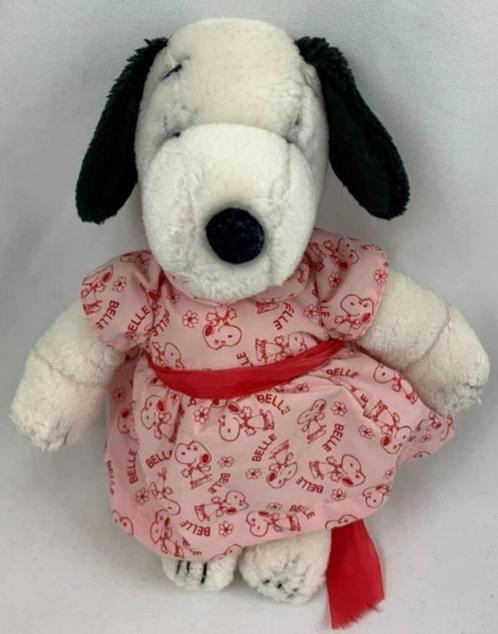 Peanuts Snoopy Belle pluche knuffel Vintage 1988 25 cm, Kinderen en Baby's, Speelgoed | Knuffels en Pluche, Zo goed als nieuw