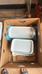Lot de plateau vaisselle blanc, Ophalen, Zo goed als nieuw, Wit