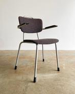 4 x Gebr. van der Stroom W.H. Gispen stoel Dutch Originals, Modern vintage design, Grijs, Vier, Gebruikt