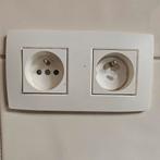 Obturateur de prise blanc, Ophalen, Zo goed als nieuw