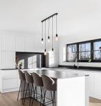 Zwart hanglamp industriele look, Huis en Inrichting, Lampen | Plafondlampen, Ophalen