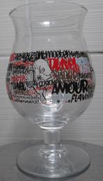 Duvel-glas van Denis Meyers, Verzamelen, Ophalen of Verzenden, Zo goed als nieuw, Glas of Glazen, Duvel