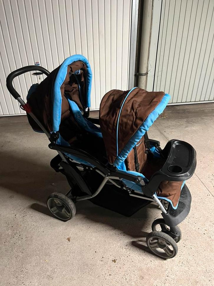 Poussette double pliable, Enfants & Bébés, Poussettes & Combinaisons, Comme neuf, Poussette, Enlèvement