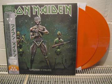 IRON MAIDEN - SOMEWHERE IN ENGLAND - 2 lp colour vinyl