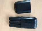 Lederen sigarenkoker voor 3 stuks met lengte 17cm op 1.5cm, Ophalen, Gebruikt, Tabaksdoos of Verpakking