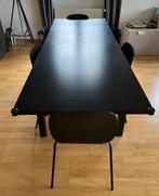 Uitschuifbare tafel + 6 stoelen, Ophalen, Gebruikt