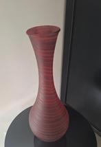 Grand vase en verre 45 cm, Moins de 50 cm, Enlèvement ou Envoi, Autres couleurs, Verre