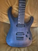 Harley Benton Amarok‑7 BKNT Flame Burst – (Used), Muziek en Instrumenten, Snaarinstrumenten | Gitaren | Bas, Ophalen, Zo goed als nieuw
