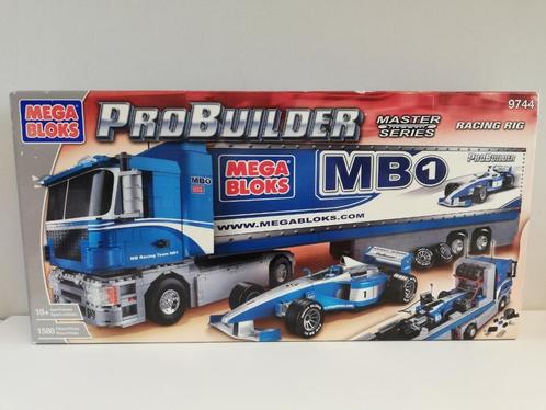 Mega Bloks set 9744 Probuilder Racing ring, Kinderen en Baby's, Speelgoed | Bouwstenen, Zo goed als nieuw, Megabloks, Ophalen of Verzenden
