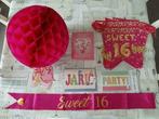 Verjaardagspakket : sweet 16 / 16 jaar / meisje, Ophalen of Verzenden, Zo goed als nieuw