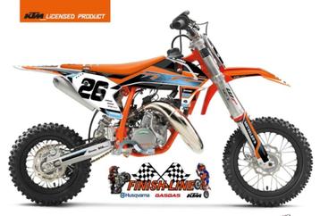 ** KTM SX 50 COMPLETE FACTORY RACING STICKERSET 2024-2025 ** beschikbaar voor biedingen