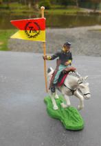 Britains Porte drapeaux 7ième de cavalerie, 1:35 à 1:50, Personnage ou Figurines, Utilisé, Envoi