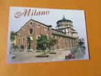 MILAAN, KERK MARIA VAN GENADE, 2 POSTKAARTEN, Ophalen of Verzenden, 1960 tot 1980, Ongelopen, Italië